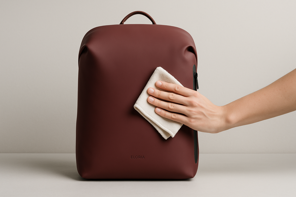 How to clean Eloria backpacks