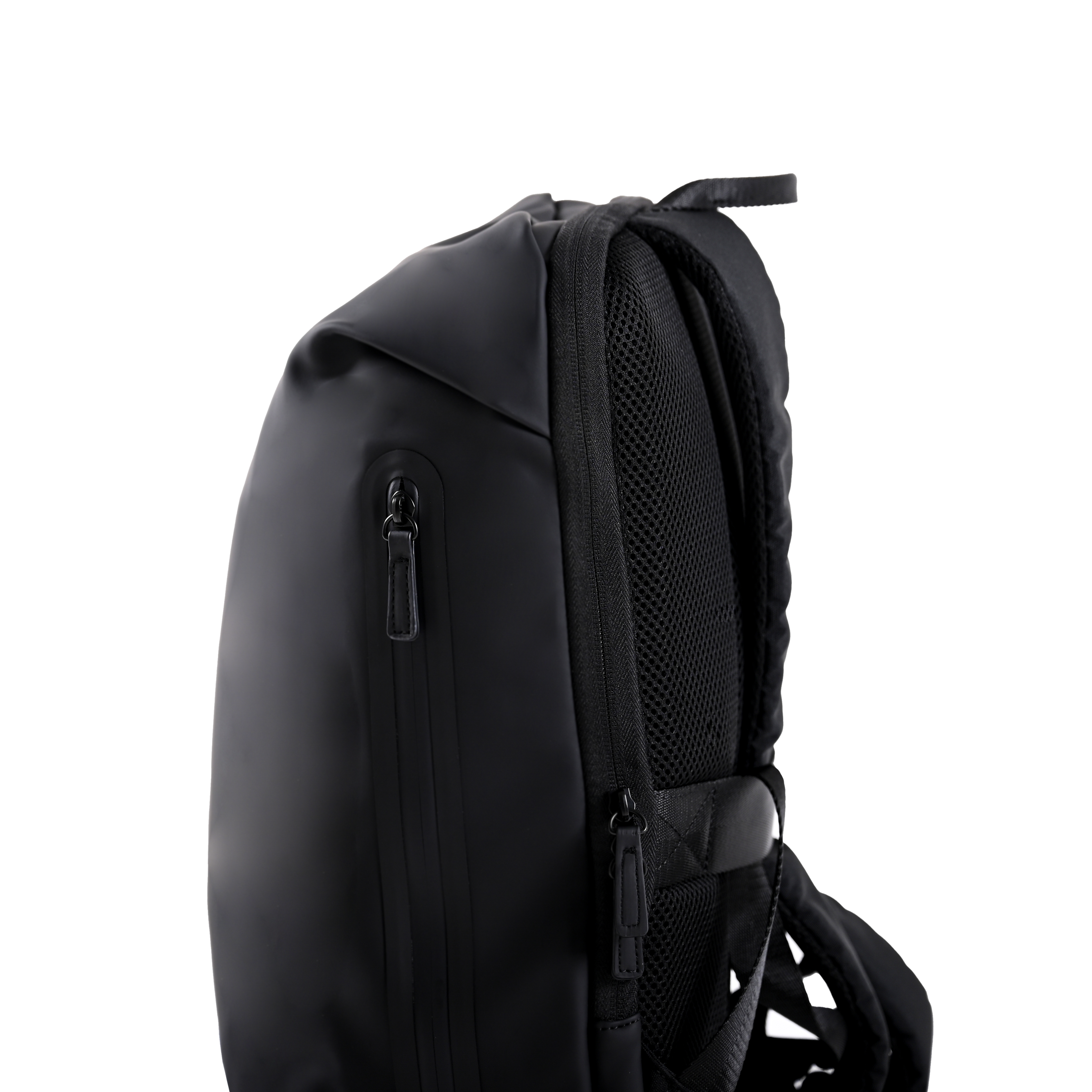 Como Backpack Black - side view