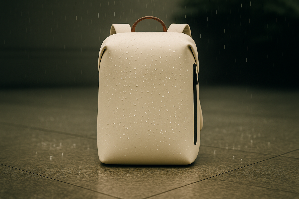 Eloria water-repellent backpack finish